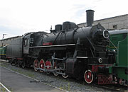 This baldwin 2-10-0 tranferred to the museum from Viazemskaya. 