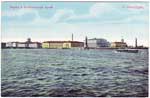 Neva postcard 080 Showing the Spit of Vasilyevsky Ostrov (Basil island).