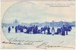 Neva postcard 139 shows an icy Neva view, used 1904