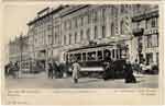 Card No.054 Trams outside the <em>Passage</em>