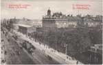 Looking from Yeliesiev's Deli towards the Anichkov Palace and the Fontanka on a card used in 1908