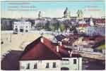 Looking across the square towards the Lavra on card used 1908